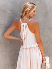Stevie Tiered Maxi Dress with Pockets
