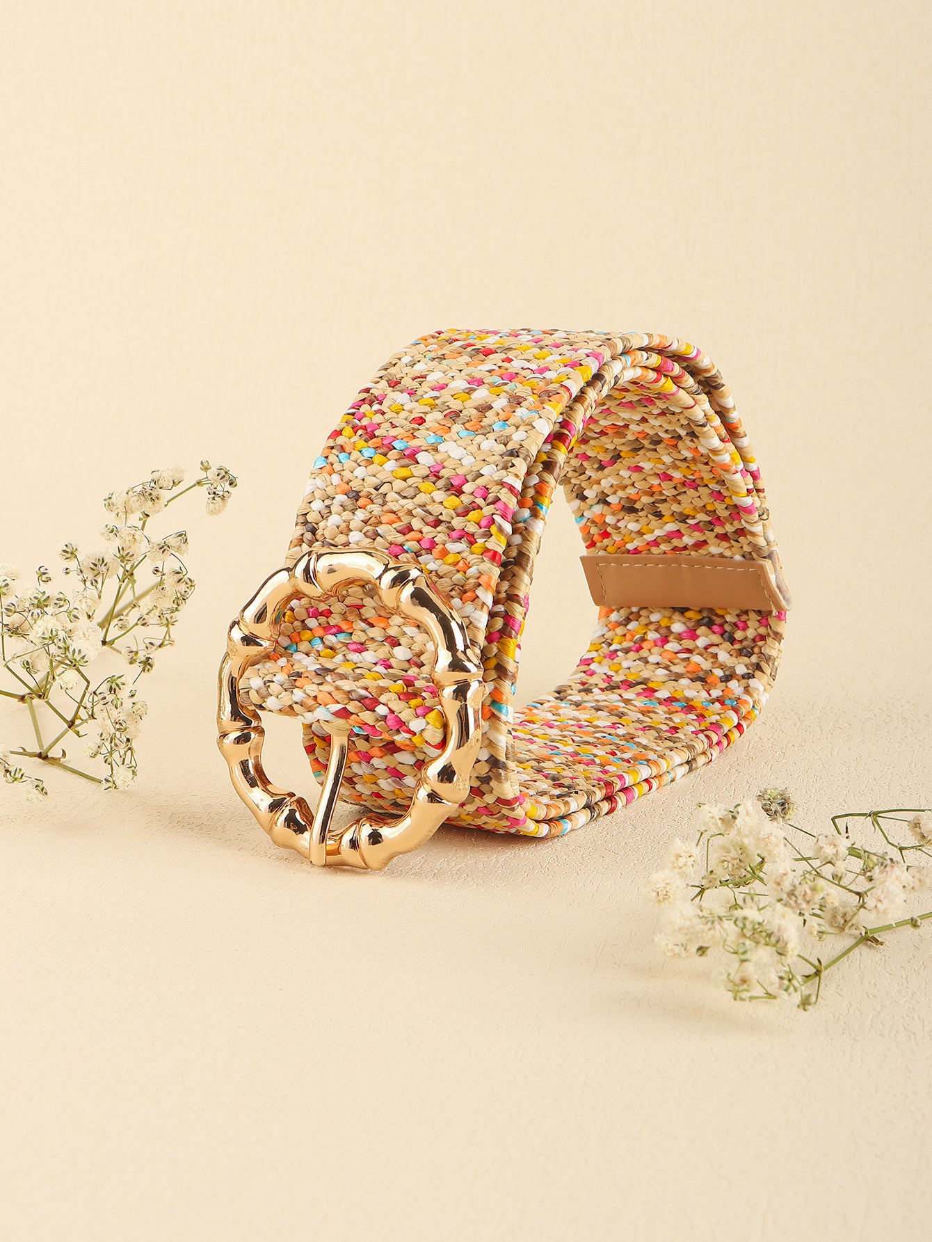 Tropics Woven Multicolored Belt