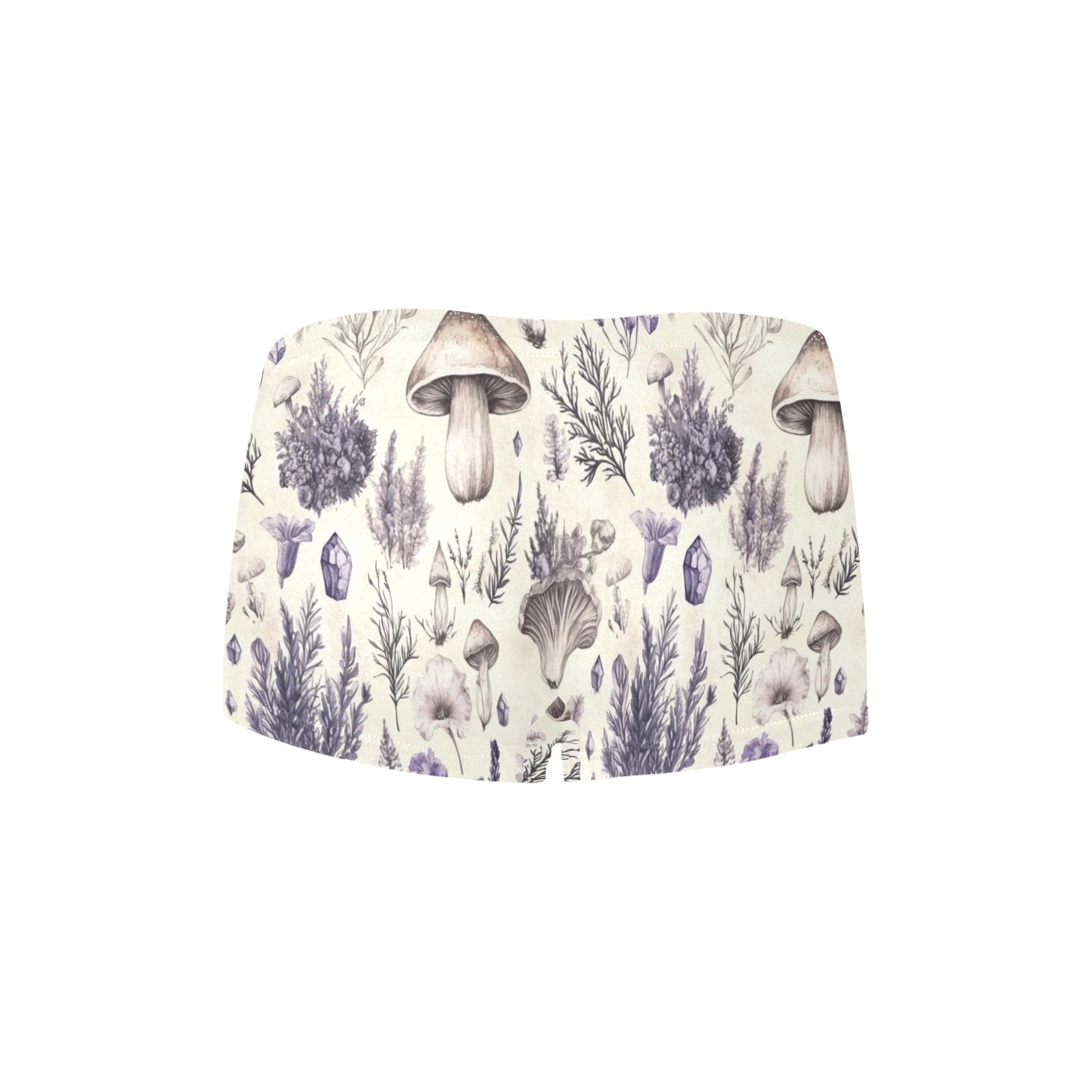 Mystical Lavender Shrooms TK Exclusive All Over Print Boyshort Panties