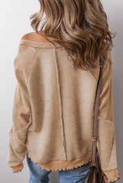 Emma Exposed Seam Sweatshirt