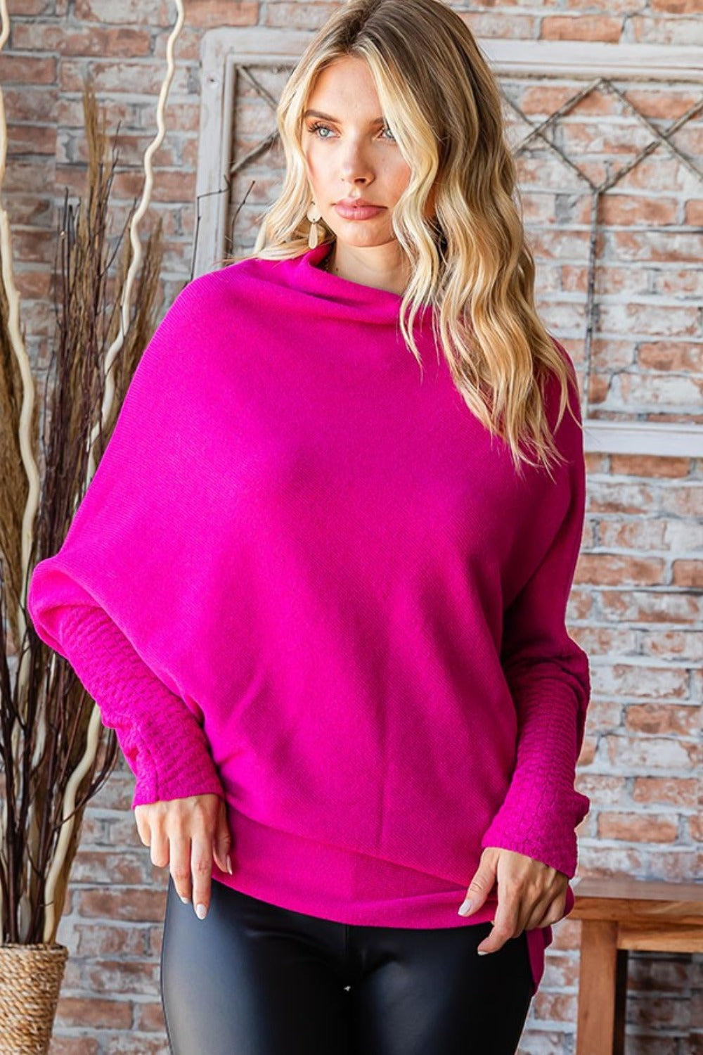 Once Bitten Twice Shy Dolman Sweater