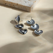 3 of Cups Dangle Heart Earrings