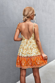 Laura Tie-Shoulder Sun Dress