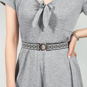Classic Toggle Clasp Elastic Belt