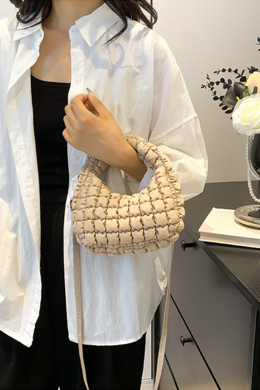 Marshmallow Puff Crossbody Bag