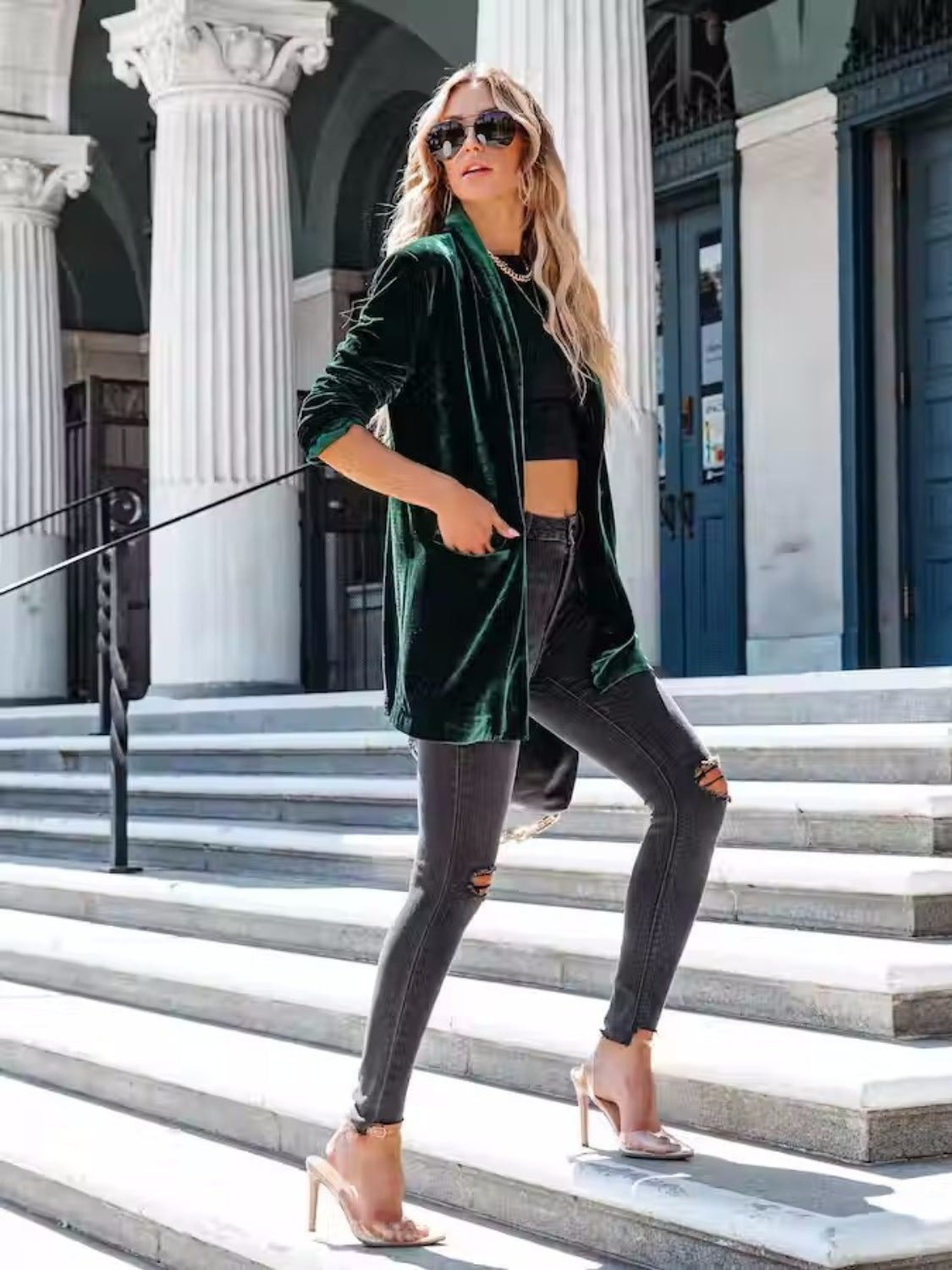 Don't Miss the Party Longline Blazer