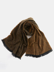 Heathered Raw Hem Scarf