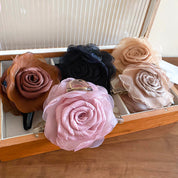 Ethereal Bloom Rosette Claw Clip