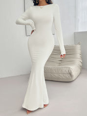 Come Hither Backless Maxi Gown