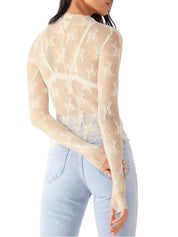 Tribecca Mock Neck Blouse