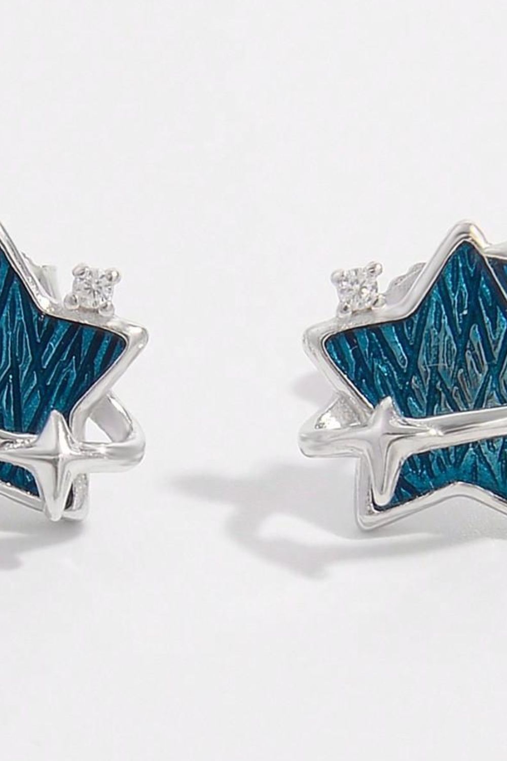 925 Sterling Silver Blue Star Prophecy Earrings
