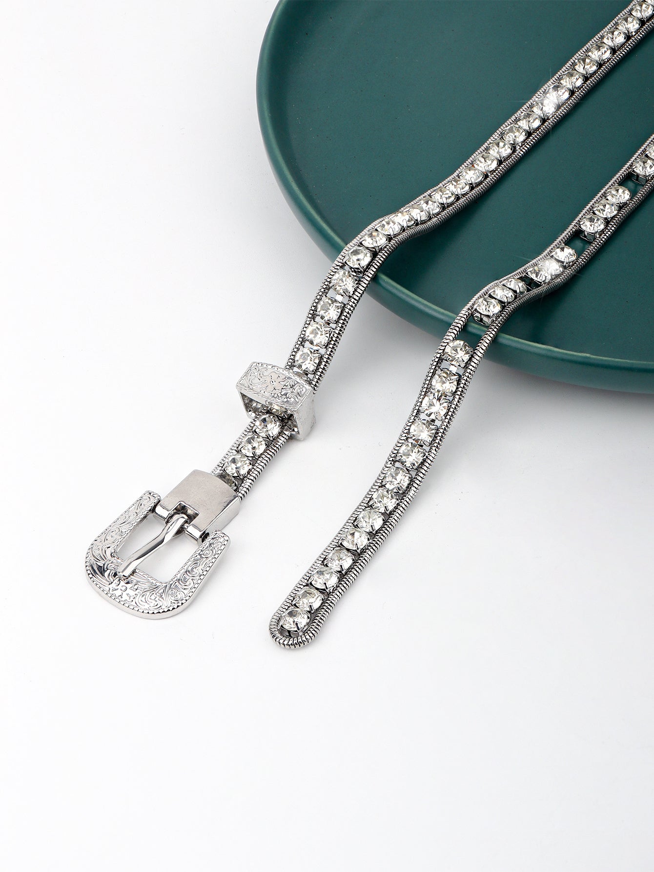 Ice Rhinestone Belt