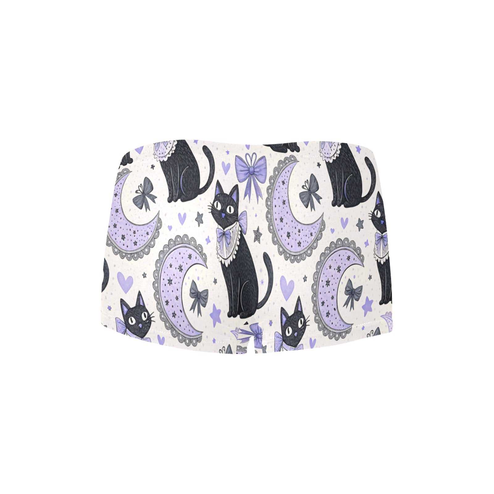 Cutie Kitties Purple TK Exclusive All Over Print Boyshort Panties