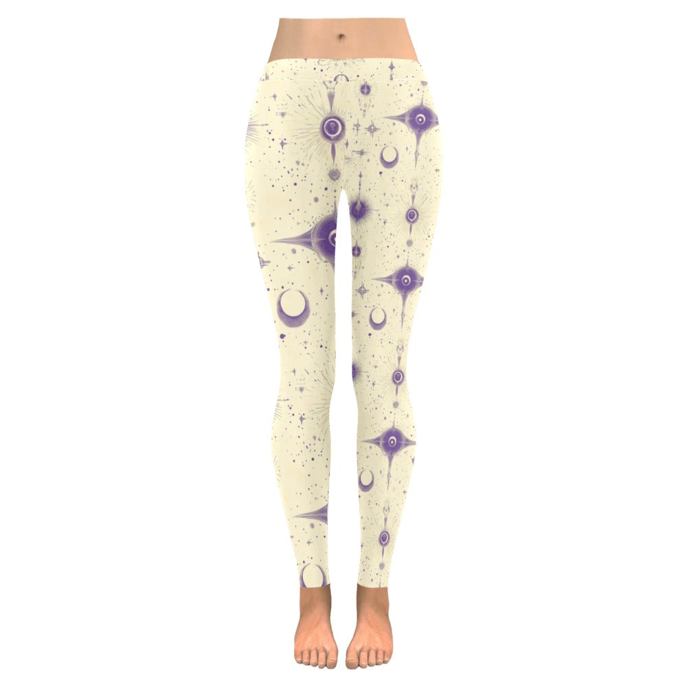 Pretty Mystical Lavender Cream TK Exclusive Seamless Leggings | Twilight Kisses