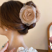 Ethereal Bloom Rosette Claw Clip