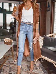Amsterdam Velvet Longline Blazer