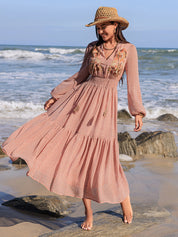 Ojai Embroidered Maxi Dress