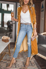 Amsterdam Velvet Longline Blazer