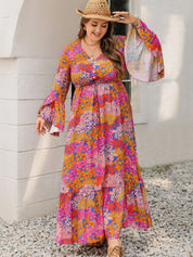 Newport Flared Sleeve Maxi Dress