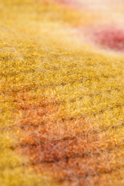 Bi-Color Tie-Dye Cuffed Rib-Knit Beanie