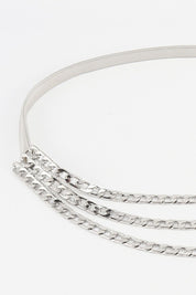 Who's That Girl Triple-Layered Chain Belt