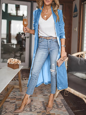 Amsterdam Velvet Longline Blazer
