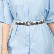 Classic Toggle Clasp Elastic Belt