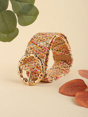 Tropics Woven Multicolored Belt