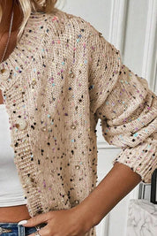 Party Time Confetti Medium Length Cardigan