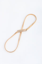 Slimline Stretch Metal Skinny Belt