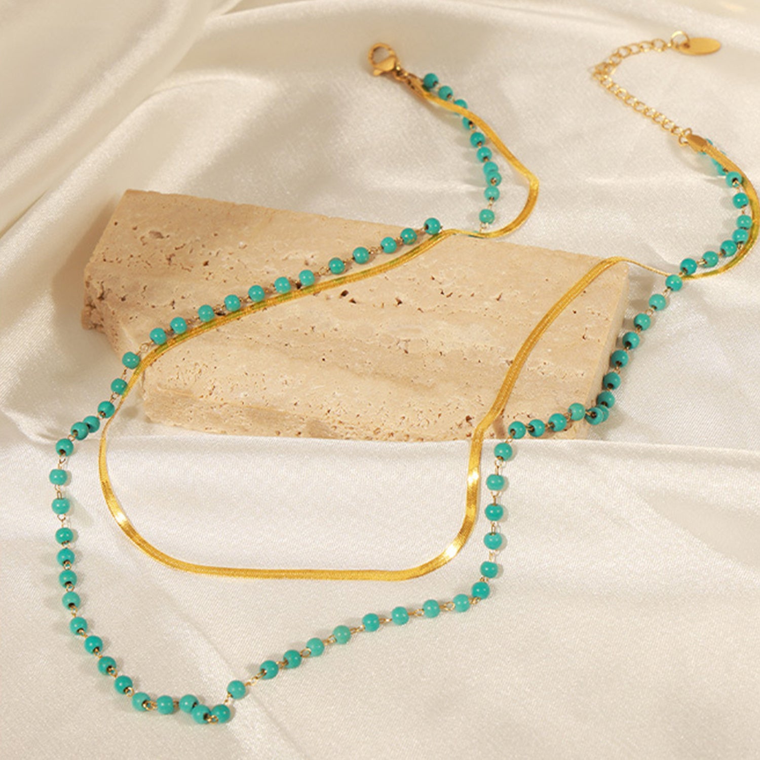Turquoise Double-Layered Necklace