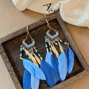 Nile River Rice Bead Dangle Earrings