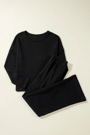 Barely There Top and Drawstring Pants Lounge Set