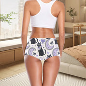 Cutie Kitties Purple TK Exclusive All Over Print Boyshort Panties