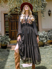 Ojai Embroidered Maxi Dress