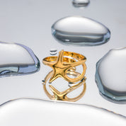Gold-Plated Star Ring