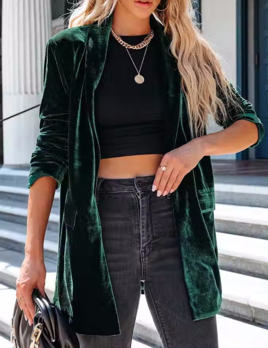 Don't Miss the Party Longline Blazer