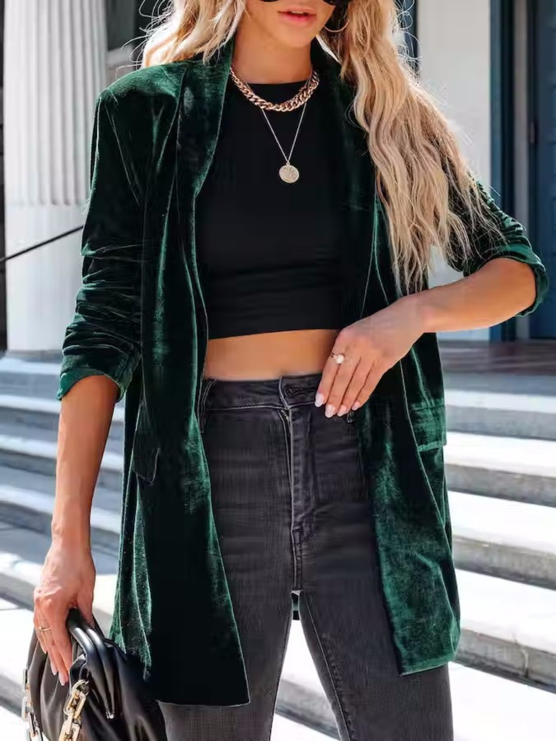 Don't Miss the Party Longline Blazer