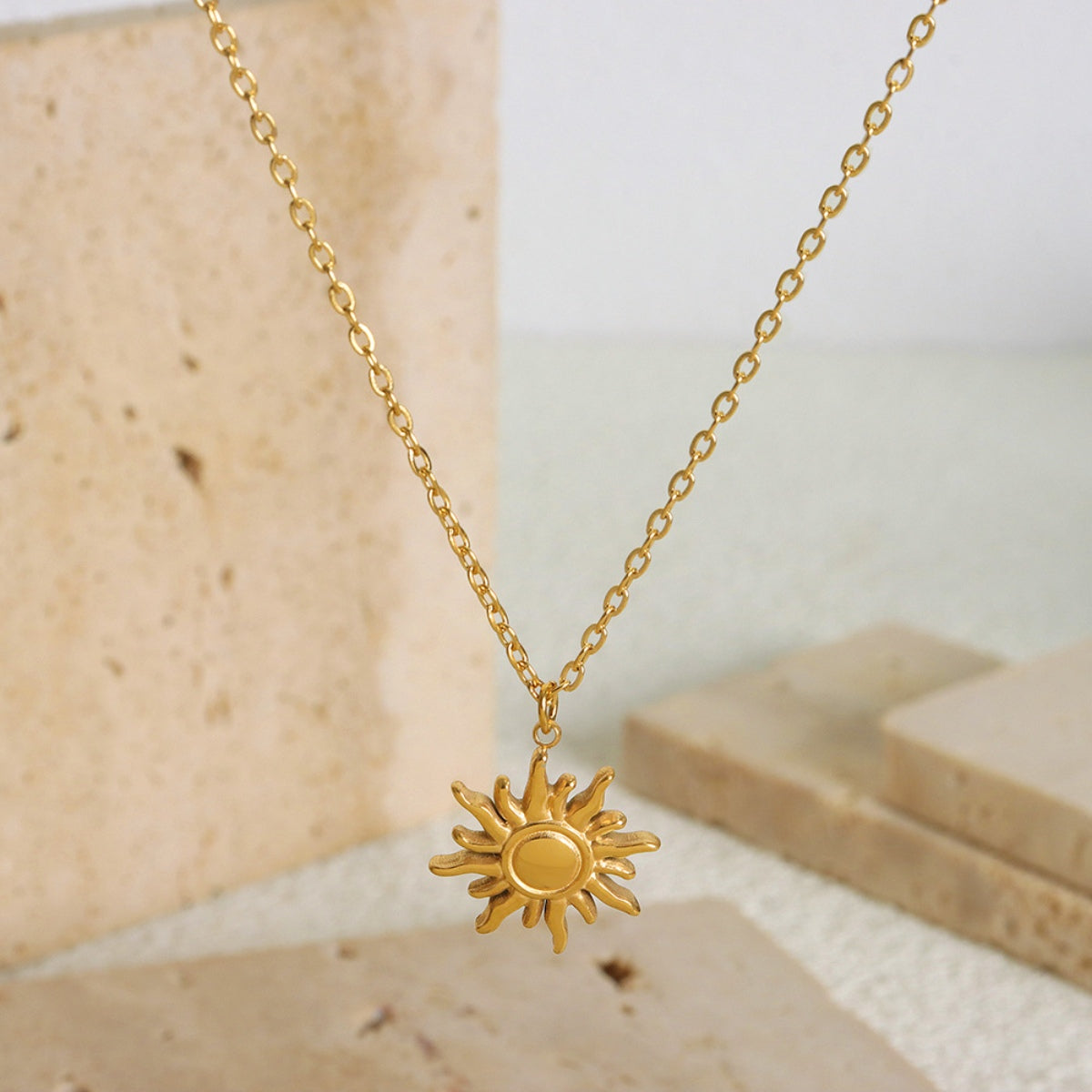 Ray of Sunshine Pendant Necklace
