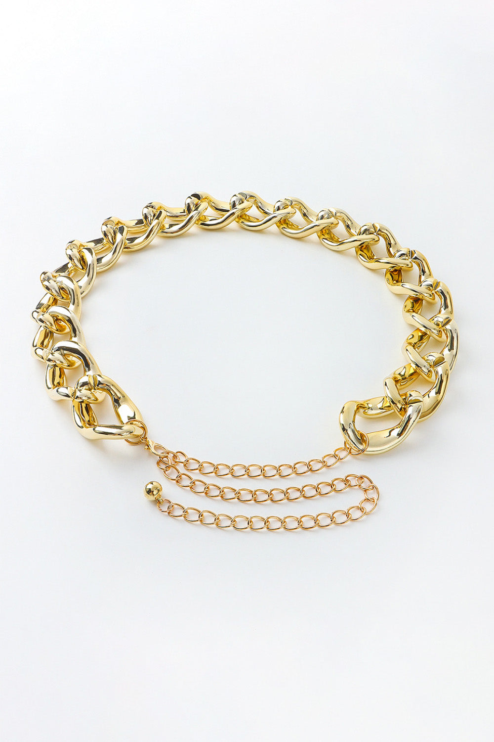 Jetset Lightweight Acrylic Chain Belt